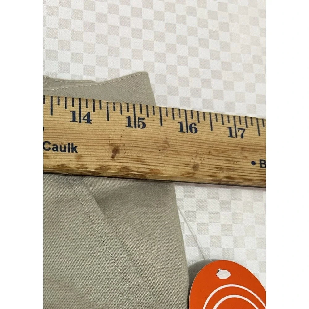 Wonder Nation School Uniform Chino Pants Boys Khaki Stretch Husky Size 10 - Picture 9 of 12